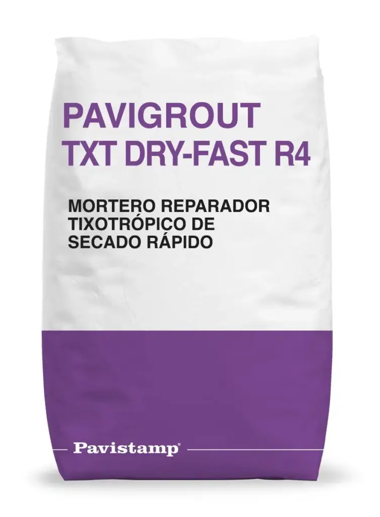 Pavigrout TXT Dry-Fast R4 je tiksotropni, vrlo brzo vezujući cementni reparaturni mort za sanaciju betona i armiranobetonskih konstrukcija. Omogućuje izuzetno brze popravke uz visoku početnu i konačnu čvrstoću, bez pojave pukotina.