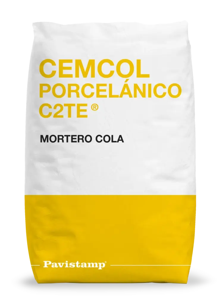 Cemcol Porcelánico C2TE je profesionalno cementno ljepilo za polaganje gres porculanskih pločica i keramike niske upojnosti. Pogodno je za unutarnje i vanjske prostore, uključujući bazene i trajno uranjanje u vodu.
