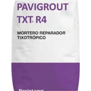PAVIGROUT TXT R4 je tiksotropni reparaturni mort za konstrukcijsku sanaciju betona. Namijenjen je popravcima armiranobetonskih elemenata, stupova, greda i balkona gdje su potrebne visoka čvrstoća, stabilnost i dugotrajnost. Pogodan za unutarnju i vanjsku primjenu.