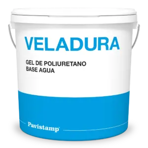 Veladura je jednokomponentni poliuretanski gel na bazi vode namijenjen za dekorativne završne premaze.
